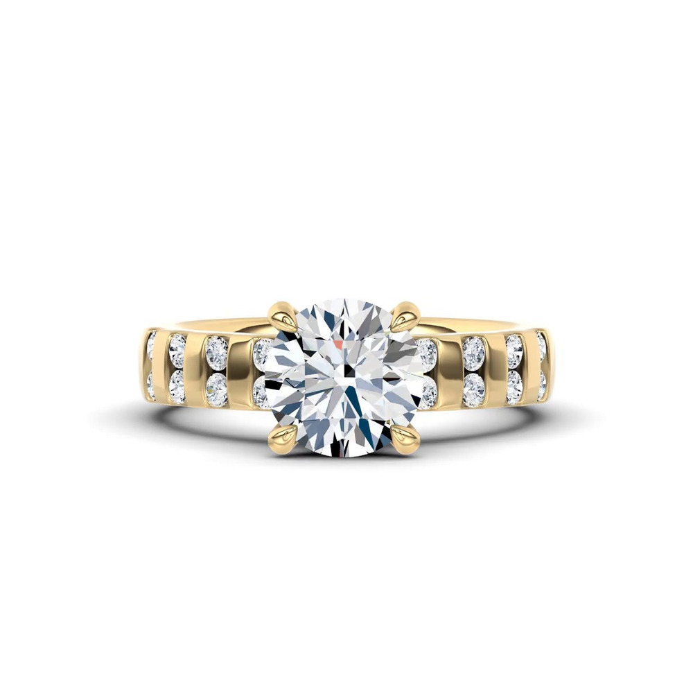 360 degree view of Colonnade Engagement Ring by Christian Siriano