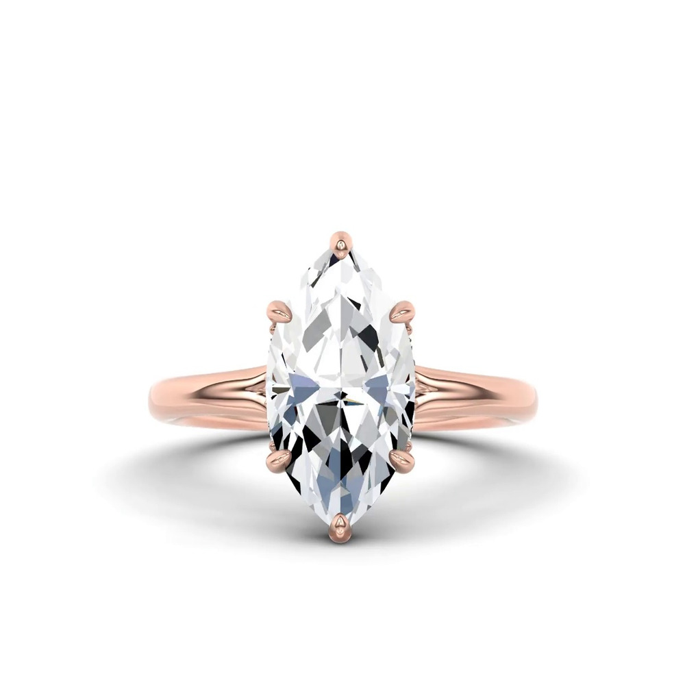 360 degree view of Marcelle Lab Diamond Accent Hidden Halo Engagement Ring