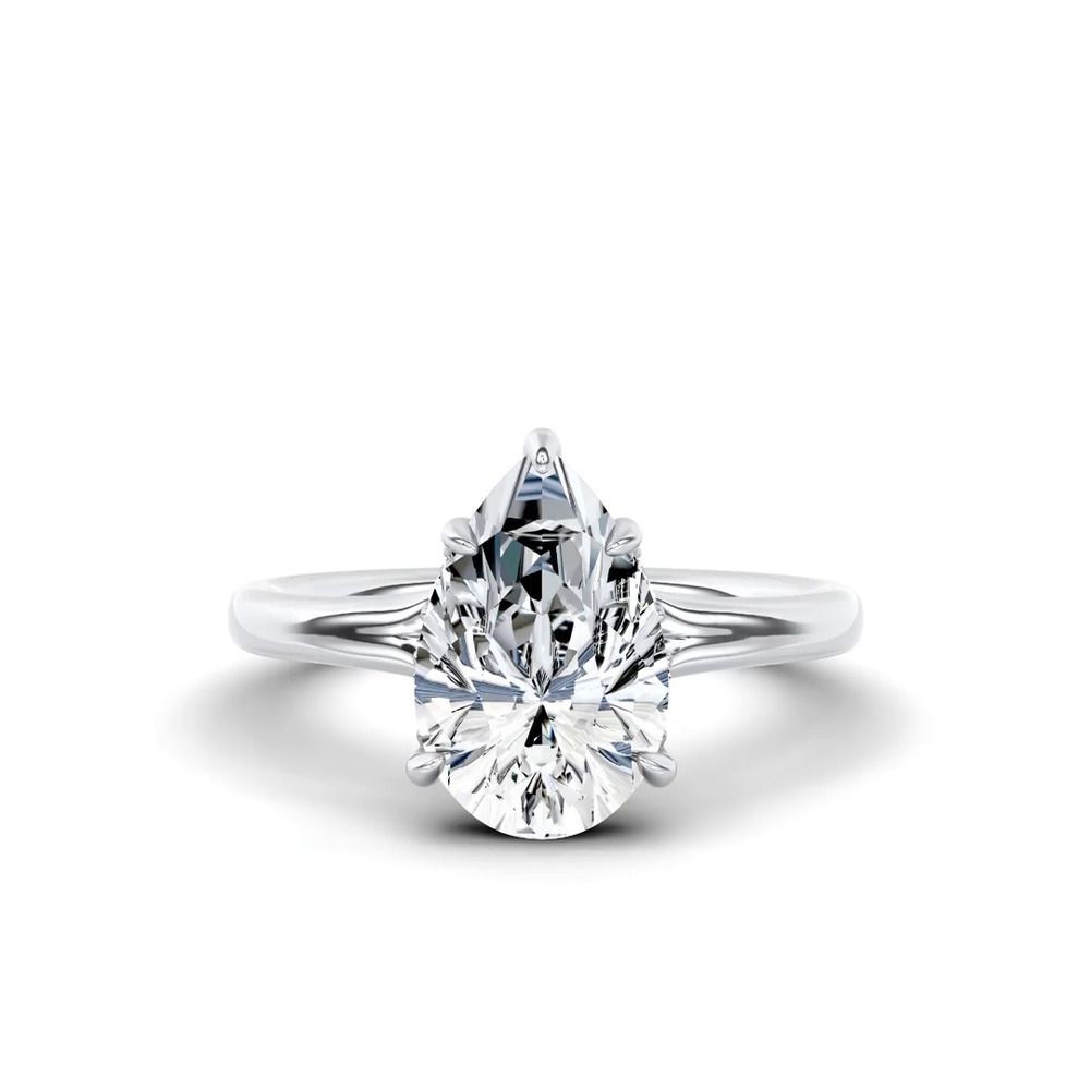 360 degree view of Marcelle Lab Diamond Accent Hidden Halo Engagement Ring