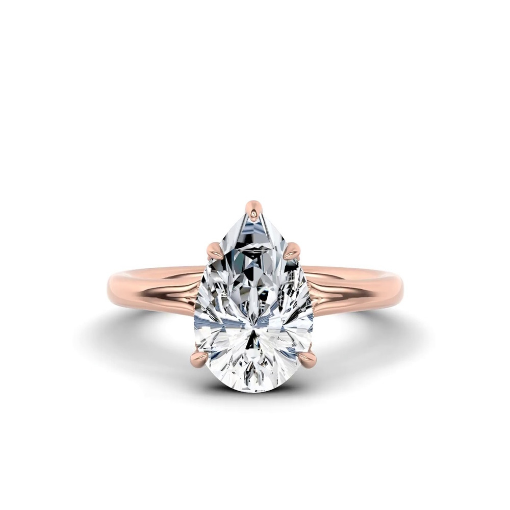 360 degree view of Marcelle Lab Diamond Accent Hidden Halo Engagement Ring