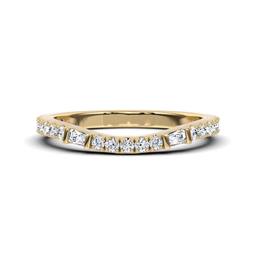 360 degree view of Celestine Baguette Lab Band by Christian Siriano