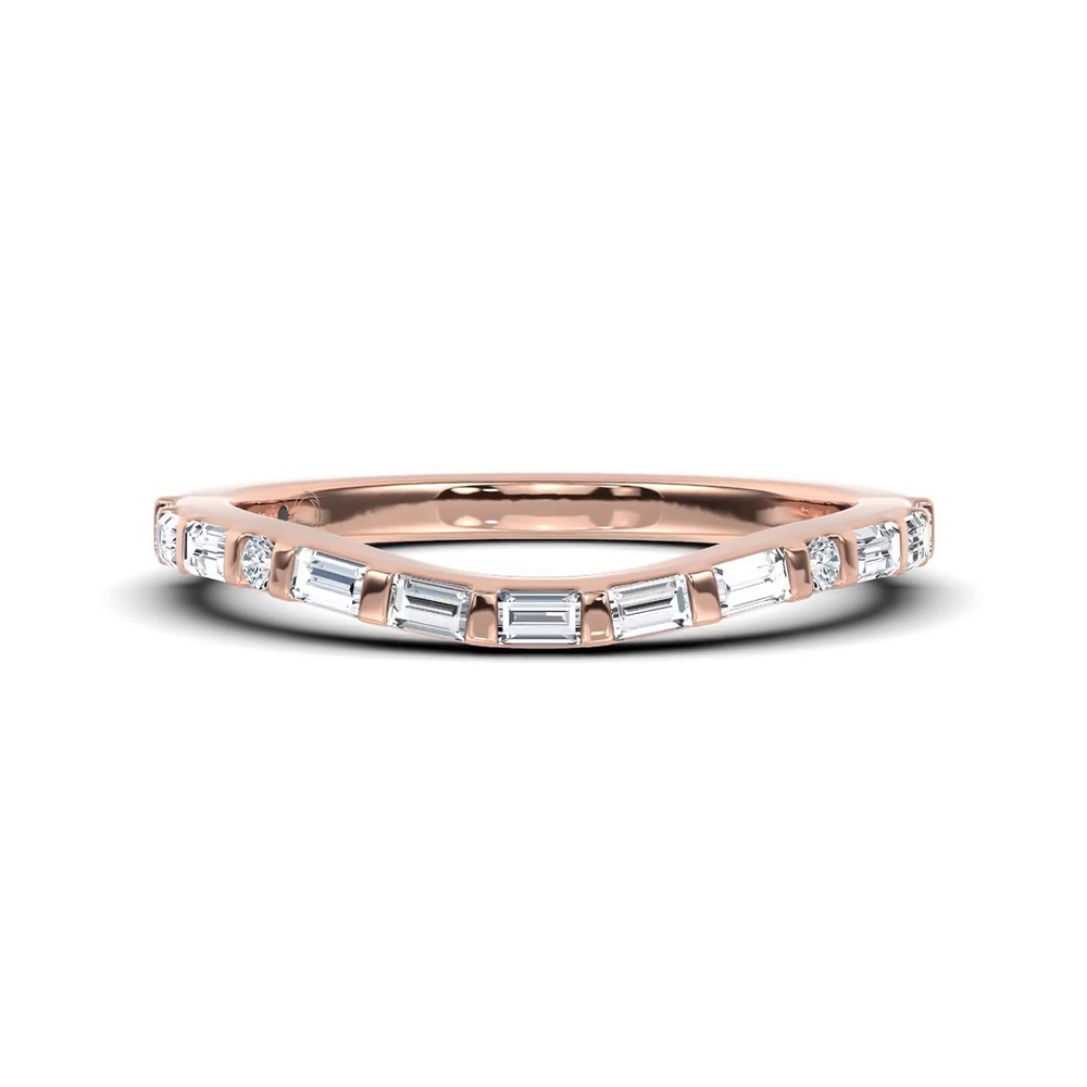 360 degree view of Mirabel Baguette Contoured Lab Band by Christian Siriano