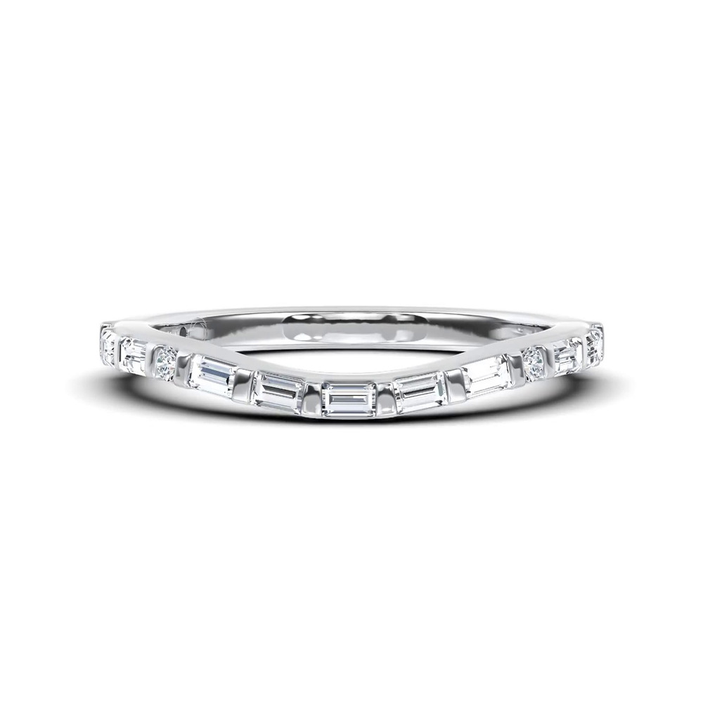 360 degree view of Mirabel Baguette Contoured Lab Band by Christian Siriano
