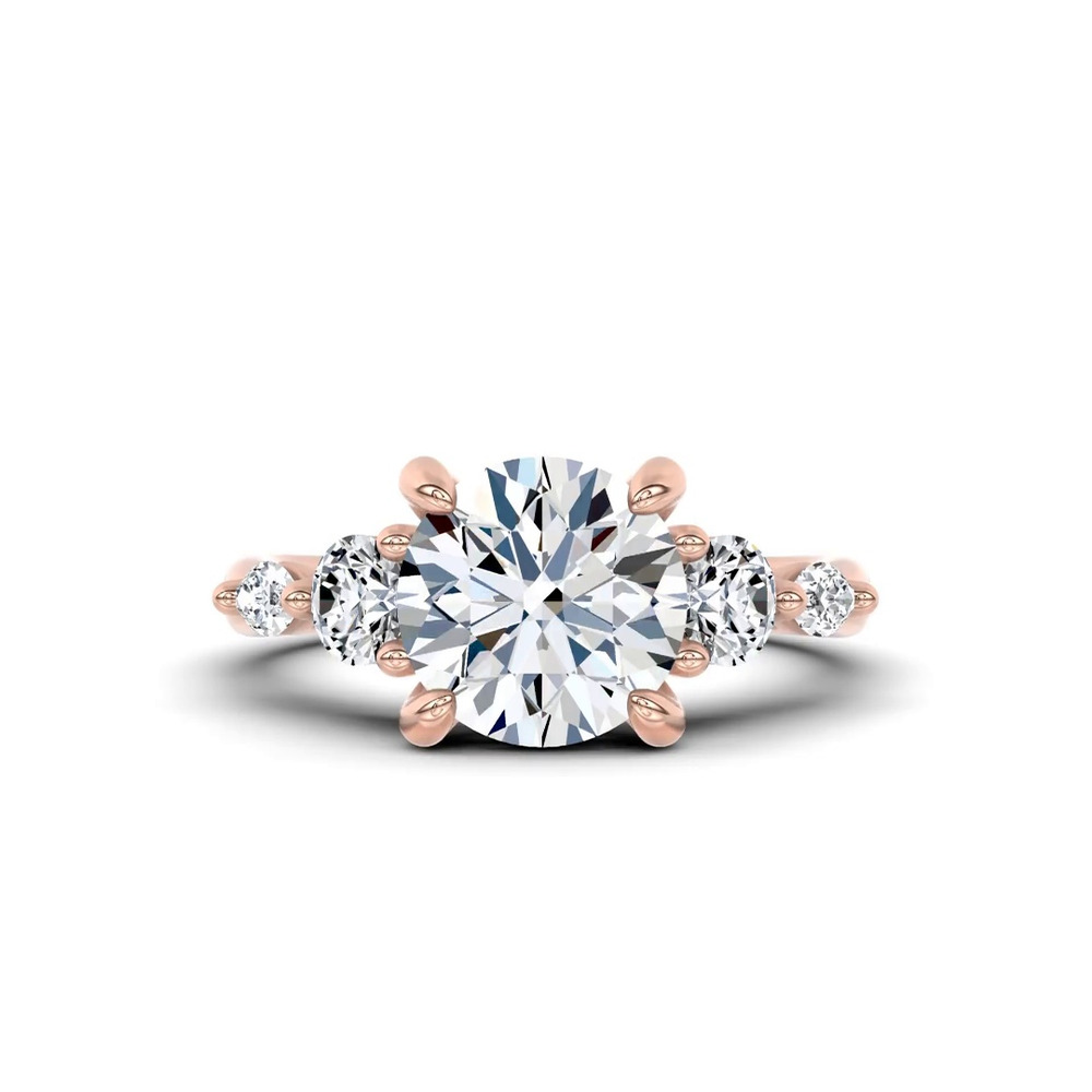 360 degree view of Novelle Mixed Shape Lab Engagement Ring by Christian Siriano
