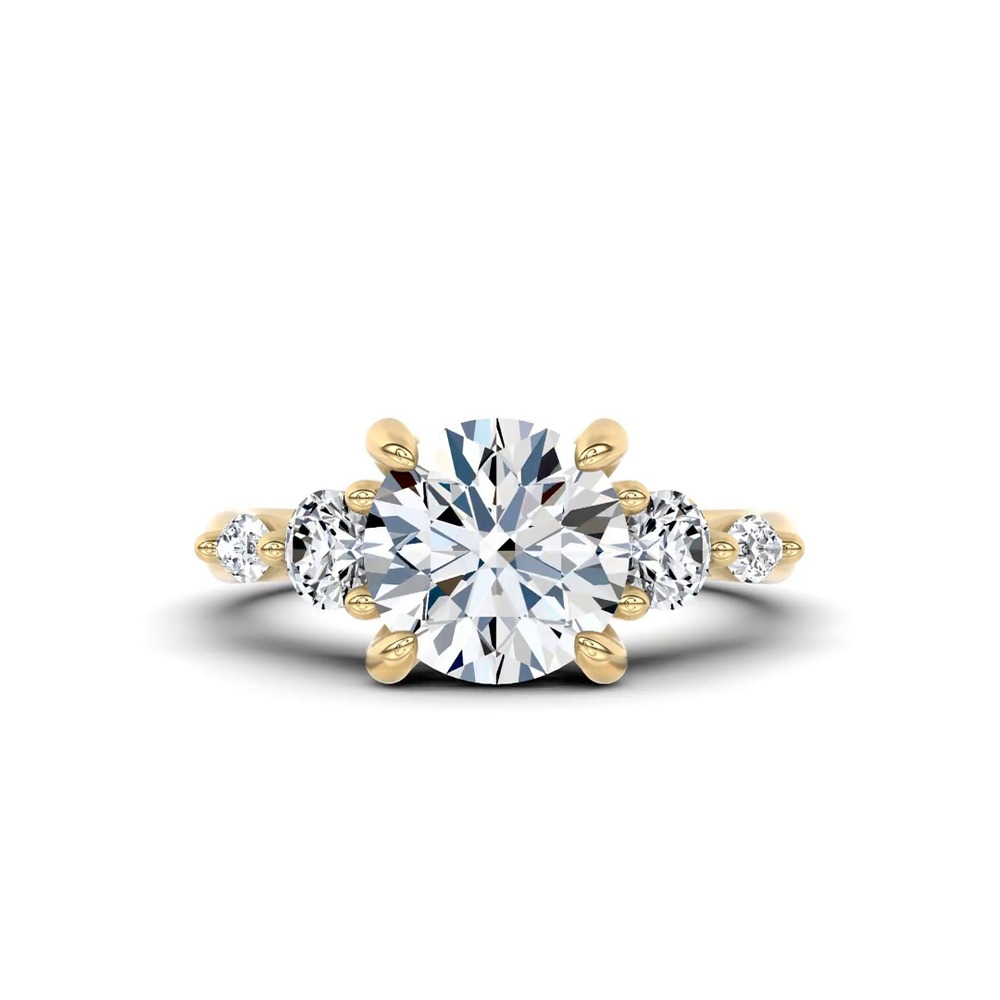 360 degree view of Novelle Mixed Shape Engagement Ring by Christian Siriano