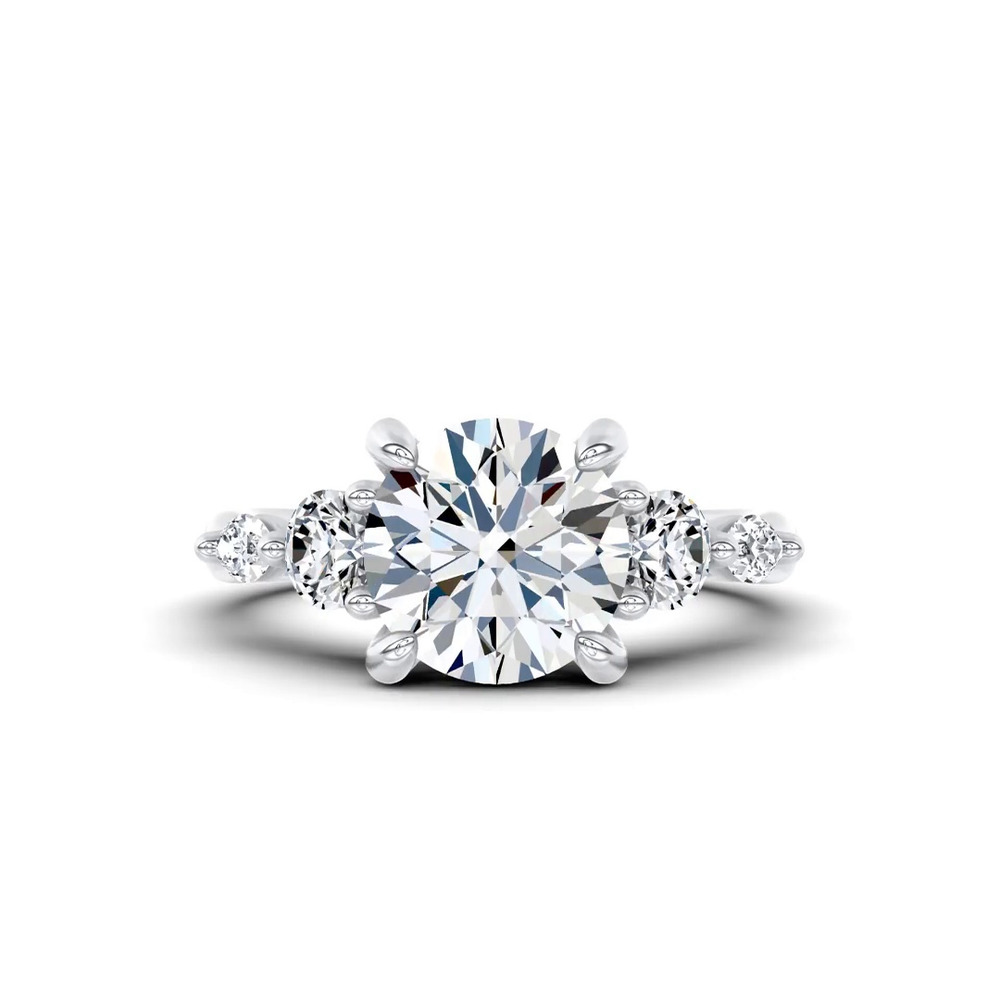 360 degree view of Novelle Mixed Shape Lab Engagement Ring by Christian Siriano