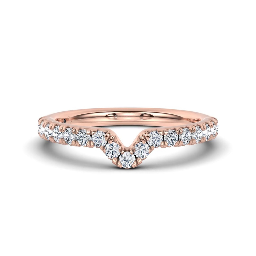 360 degree view of Ovation Contoured Pavé Lab Band by Christian Siriano