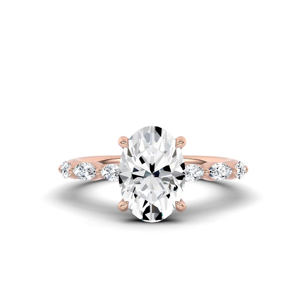 360 degree view of Virelia Lab Engagement Ring by Christian Siriano