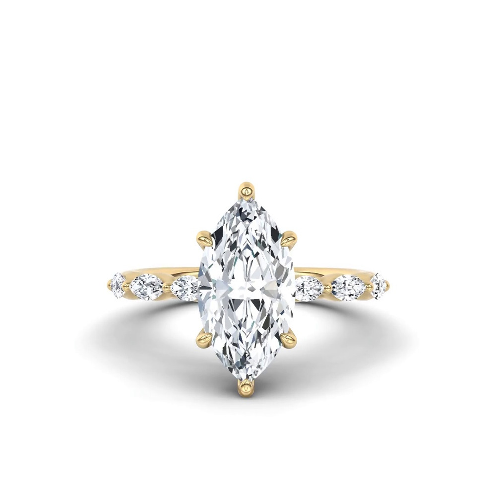 360 degree view of Virelia Lab Engagement Ring by Christian Siriano