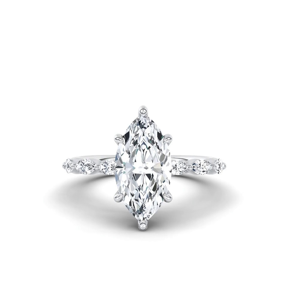 360 degree view of Virelia Lab Engagement Ring by Christian Siriano