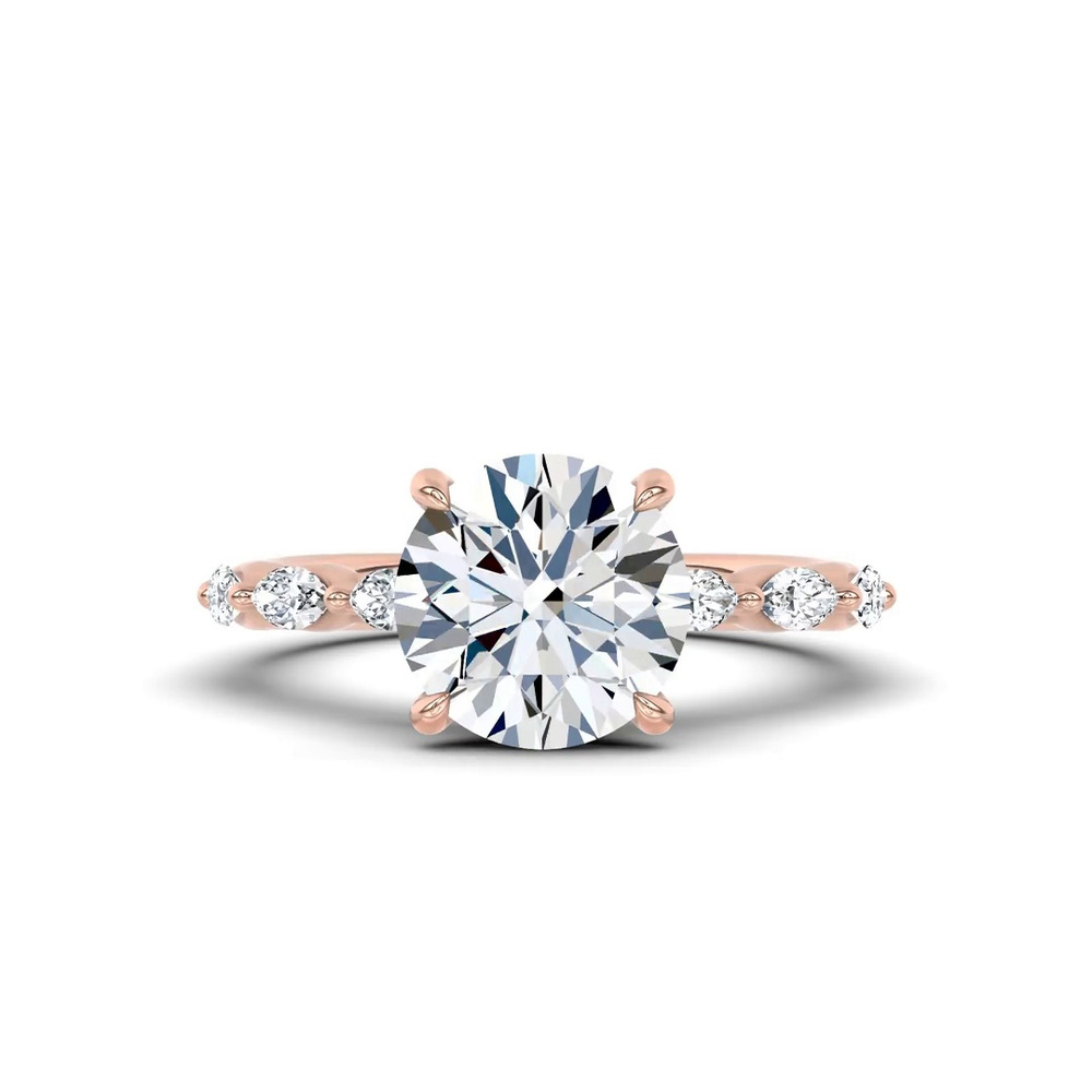 360 degree view of Virelia Lab Engagement Ring by Christian Siriano