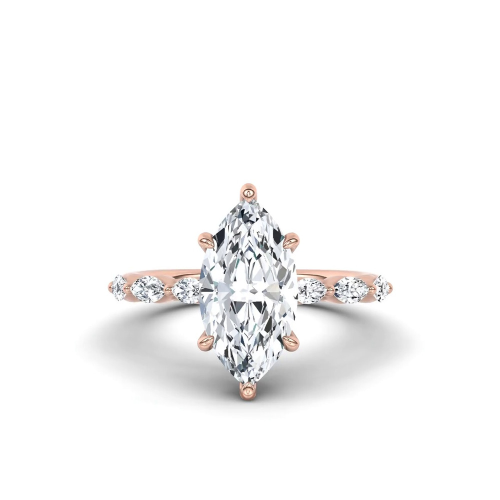 360 degree view of Virelia Lab Engagement Ring by Christian Siriano