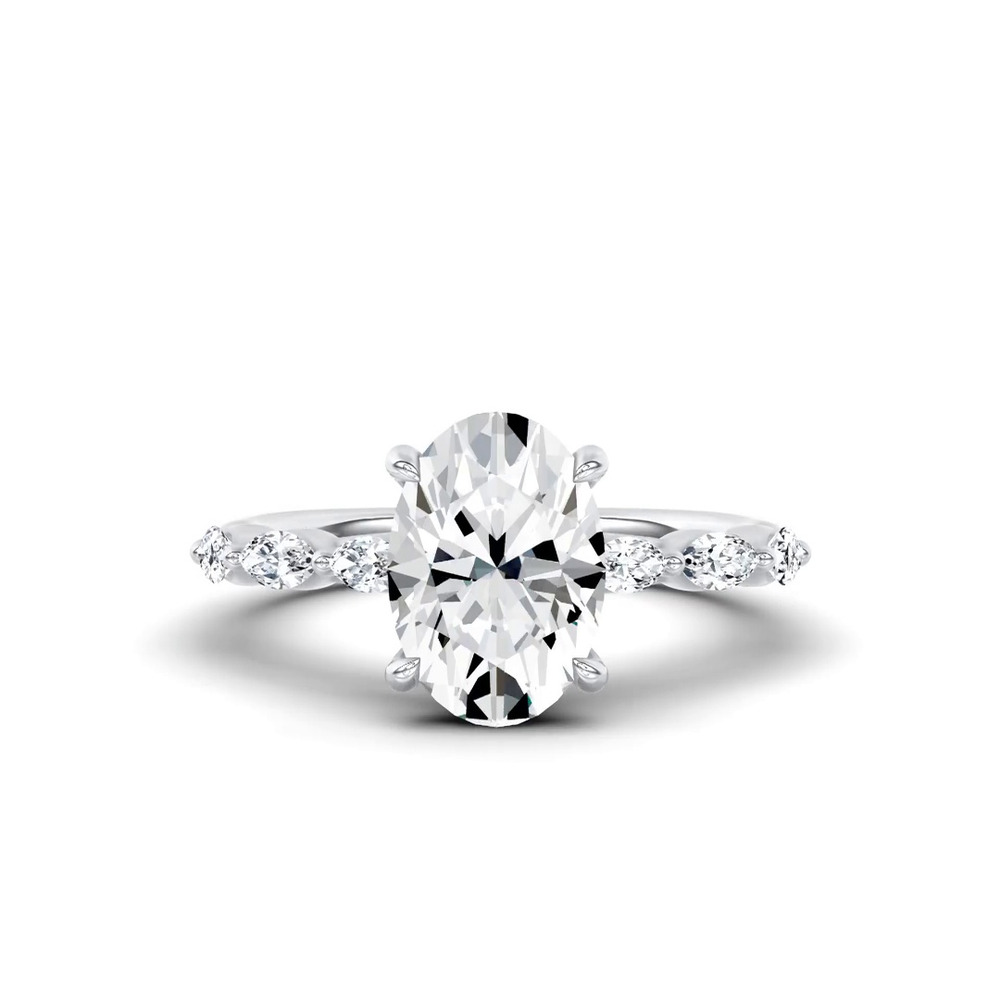 360 degree view of Virelia Lab Engagement Ring by Christian Siriano