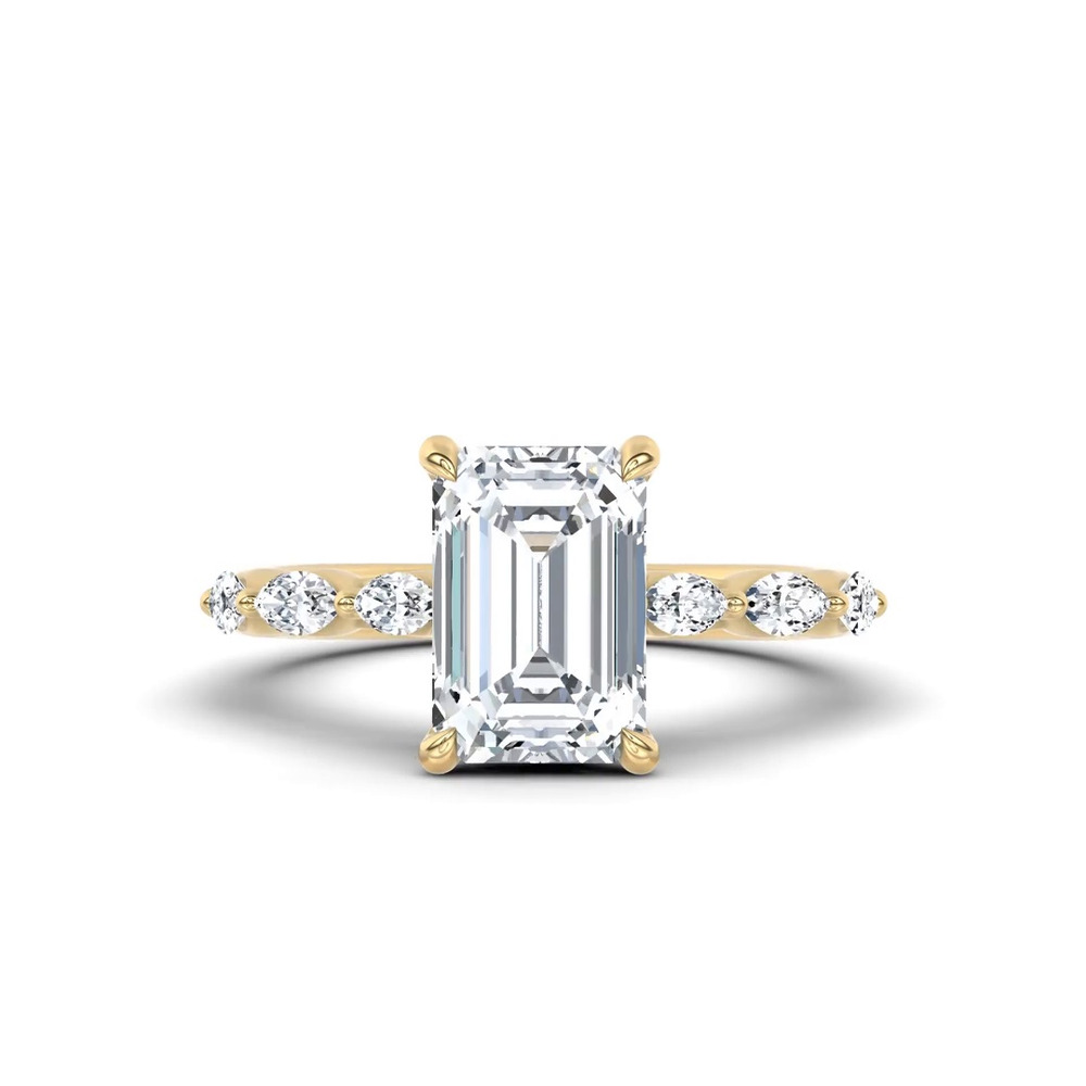 360 degree view of Virelia Lab Engagement Ring by Christian Siriano