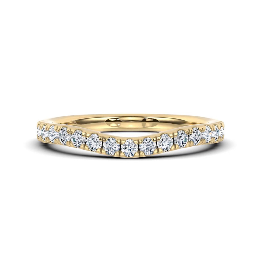 360 degree view of Ondina Contoured Pavé Lab Band by Christian Siriano