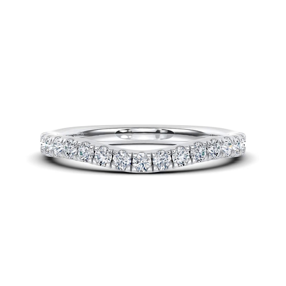 360 degree view of Ondina Contoured Pavé Lab Band by Christian Siriano
