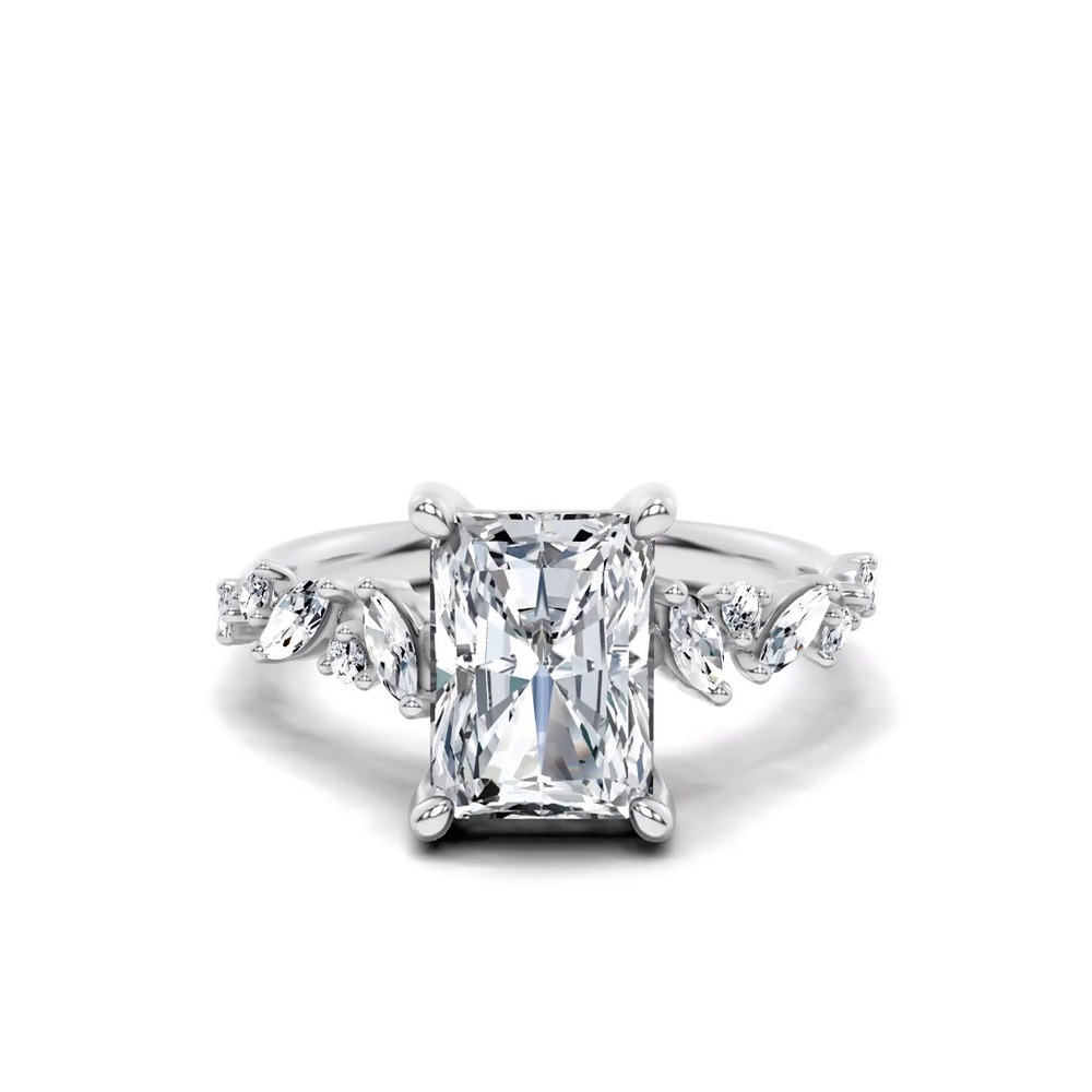 360 degree view of Hayley Scattered Lab Diamond Engagement Ring