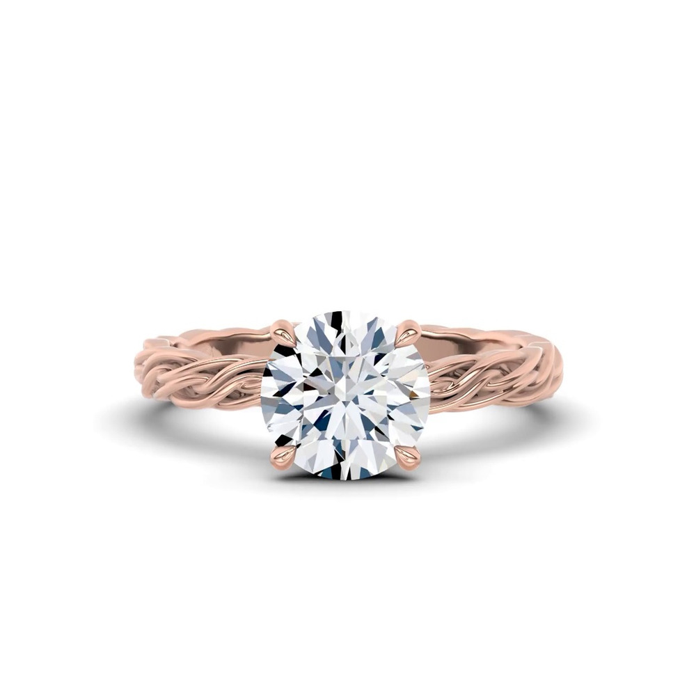 360 degree view of Woven Love Eternity Engagement Ring by Christian Siriano