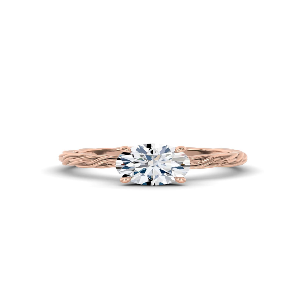 360 degree view of Woven Love Eternity Engagement Ring by Christian Siriano
