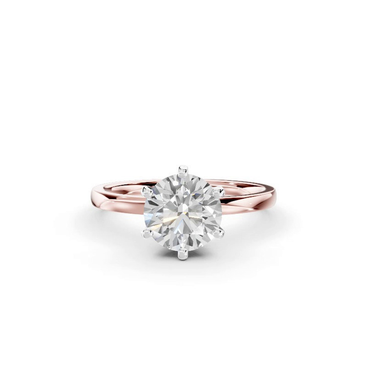 360 degree view of Boda Six-Prong Comfort-Fit Engagement Ring (1.5mm)