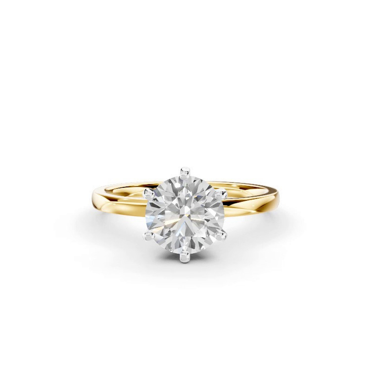 360 degree view of Boda Six-Prong Comfort-Fit Engagement Ring (1.5mm)