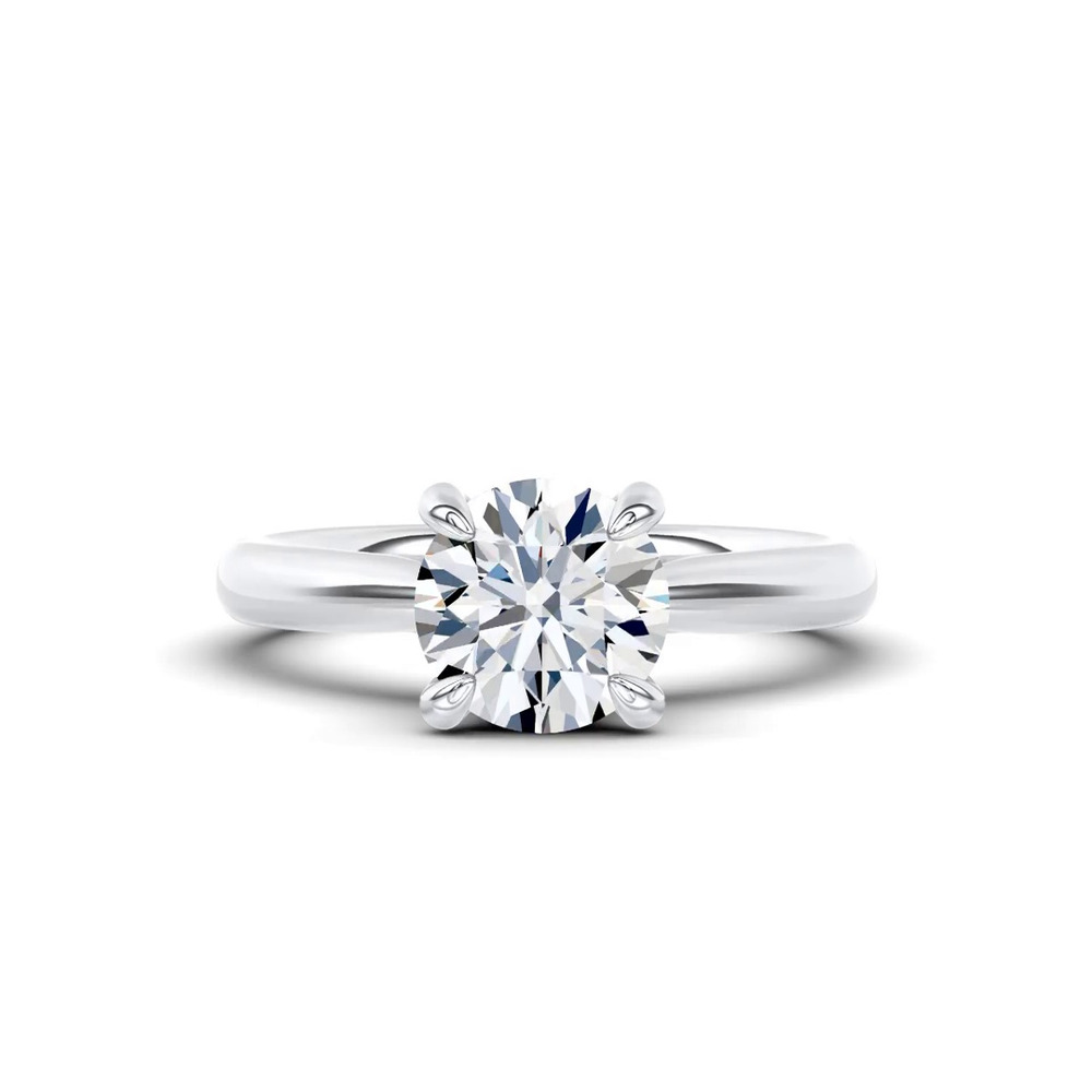 360 degree view of Fiora Black Ceramic Lab Engagement Ring by Christian Siriano