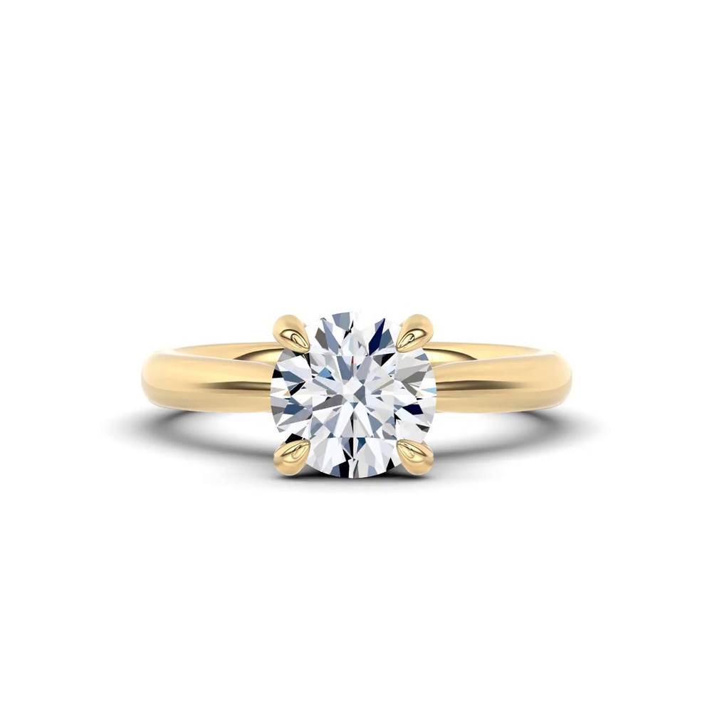 360 degree view of Fiora Black Ceramic Engagement Ring by Christian Siriano
