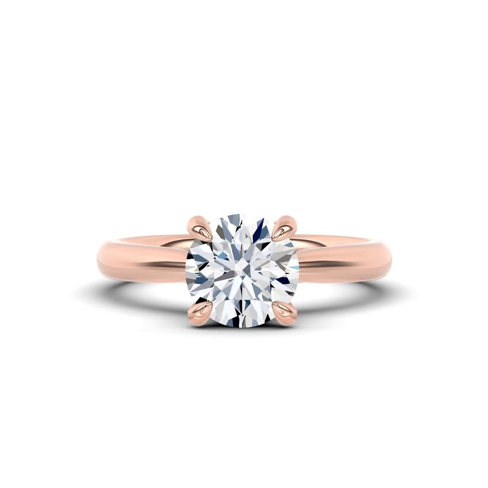 360 degree view of Fiora Black Ceramic Lab Engagement Ring by Christian Siriano