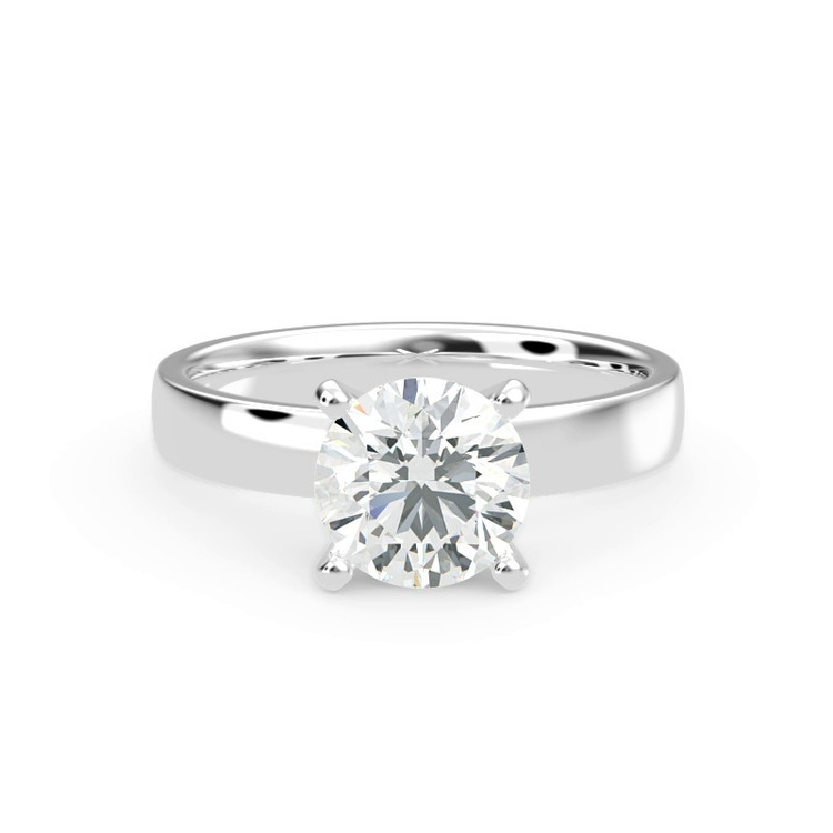 360 degree view of Linda Comfort-Fit Engagement Ring (3mm)