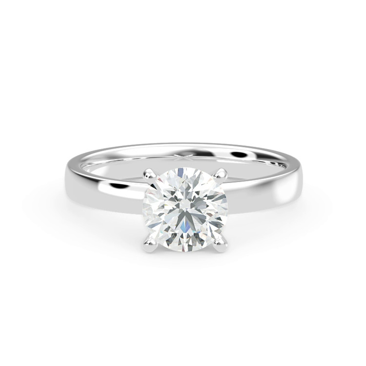360 degree view of Linda Comfort-Fit Engagement Ring (2.5mm)