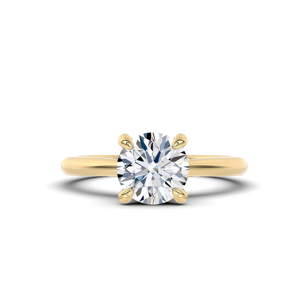 360 degree view of Fiora Pink Ceramic Lab Engagement Ring by Christian Siriano