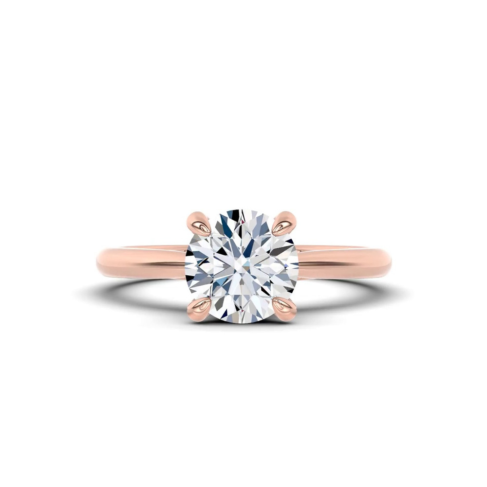 360 degree view of Fiora Pink Ceramic Engagement Ring by Christian Siriano