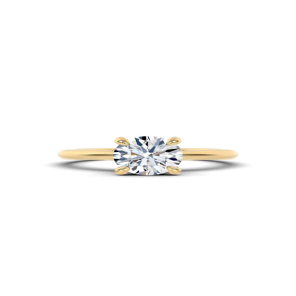 360 degree view of Fiora Pink Ceramic Lab Engagement Ring by Christian Siriano