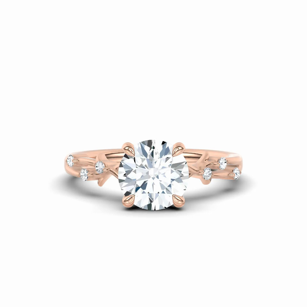 360 degree view of Vionne Vine Engagement Ring