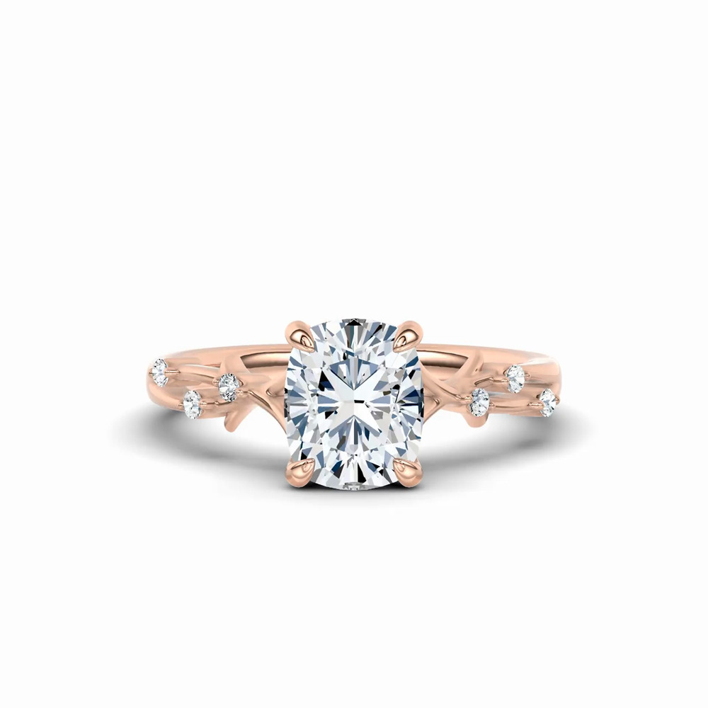 360 degree view of Vionne Vine Engagement Ring