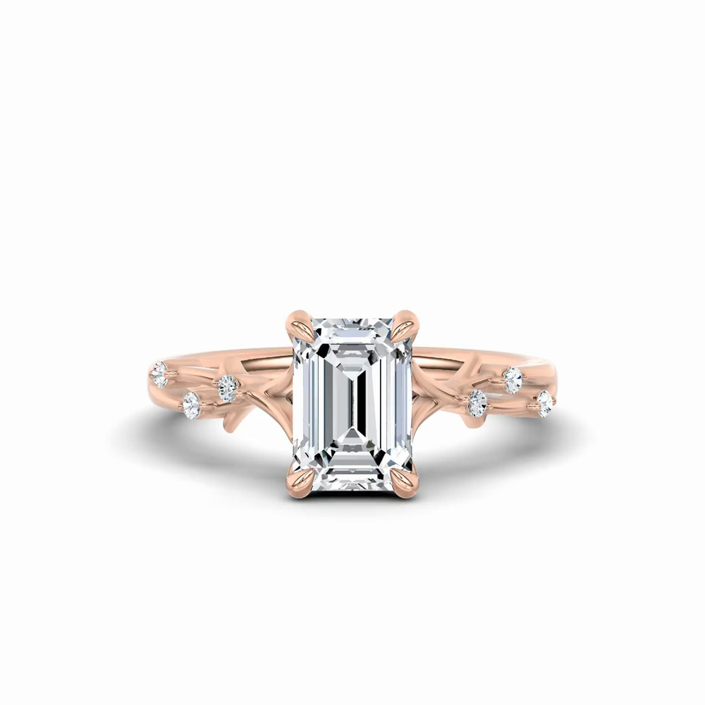 360 degree view of Vionne Vine Engagement Ring