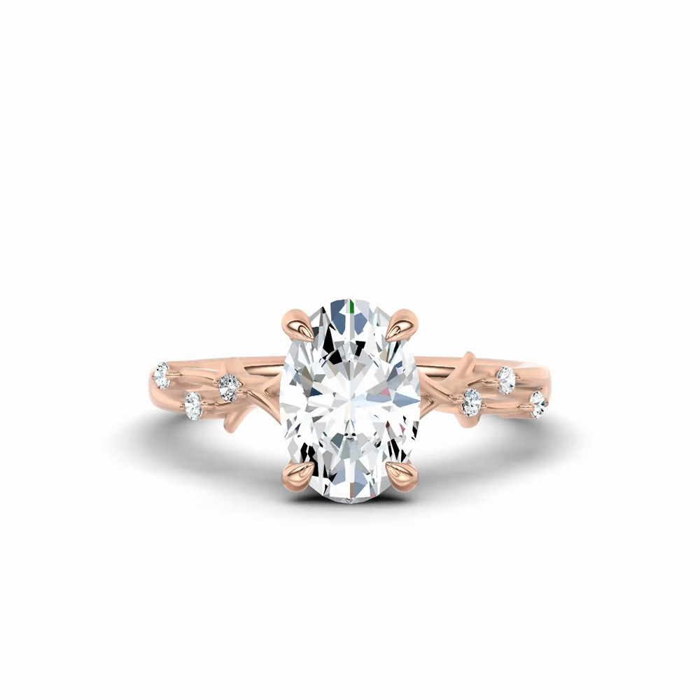 360 degree view of Vionne Vine Engagement Ring