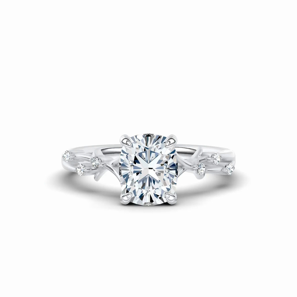 360 degree view of Vionne Vine Engagement Ring