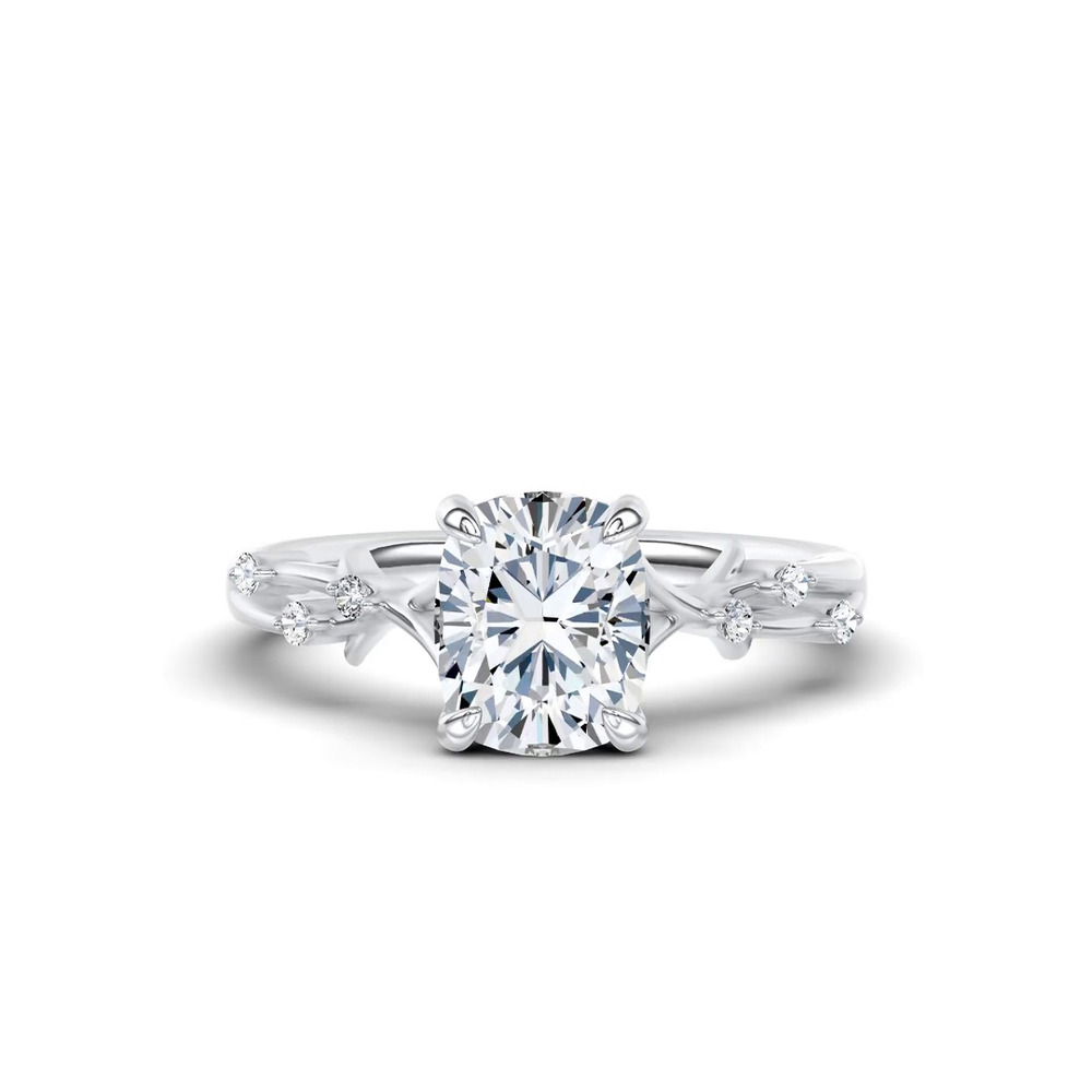 360 degree view of Vionne Vine Engagement Ring