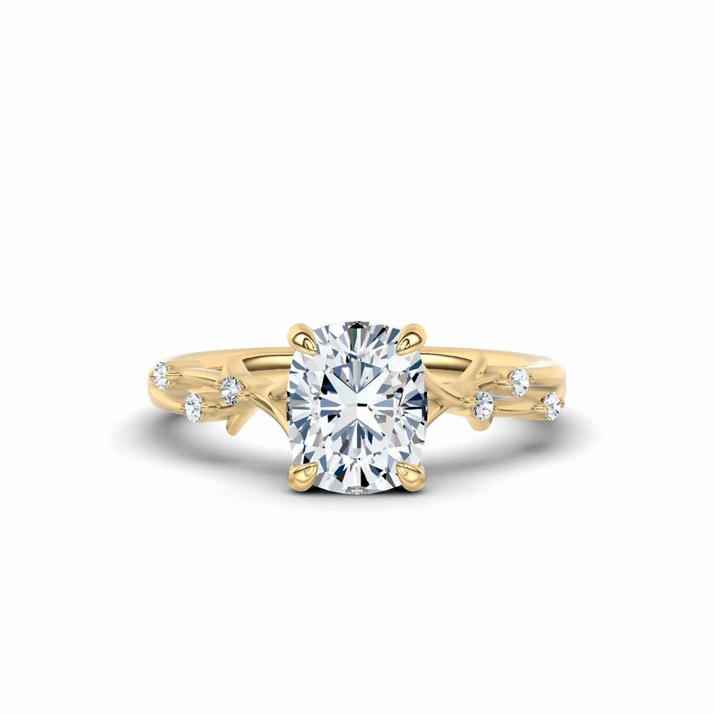 360 degree view of Vionne Vine Engagement Ring