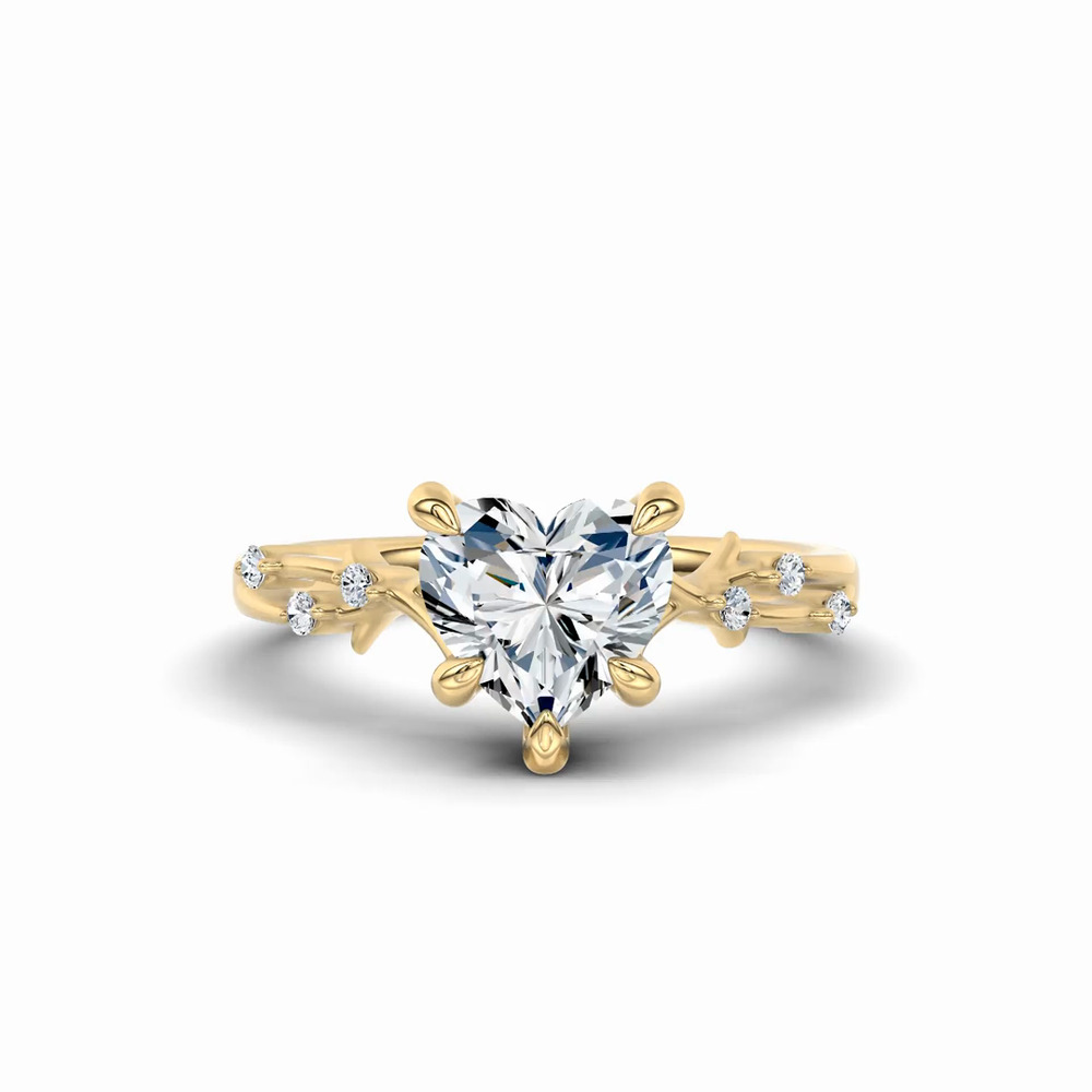 360 degree view of Vionne Vine Engagement Ring