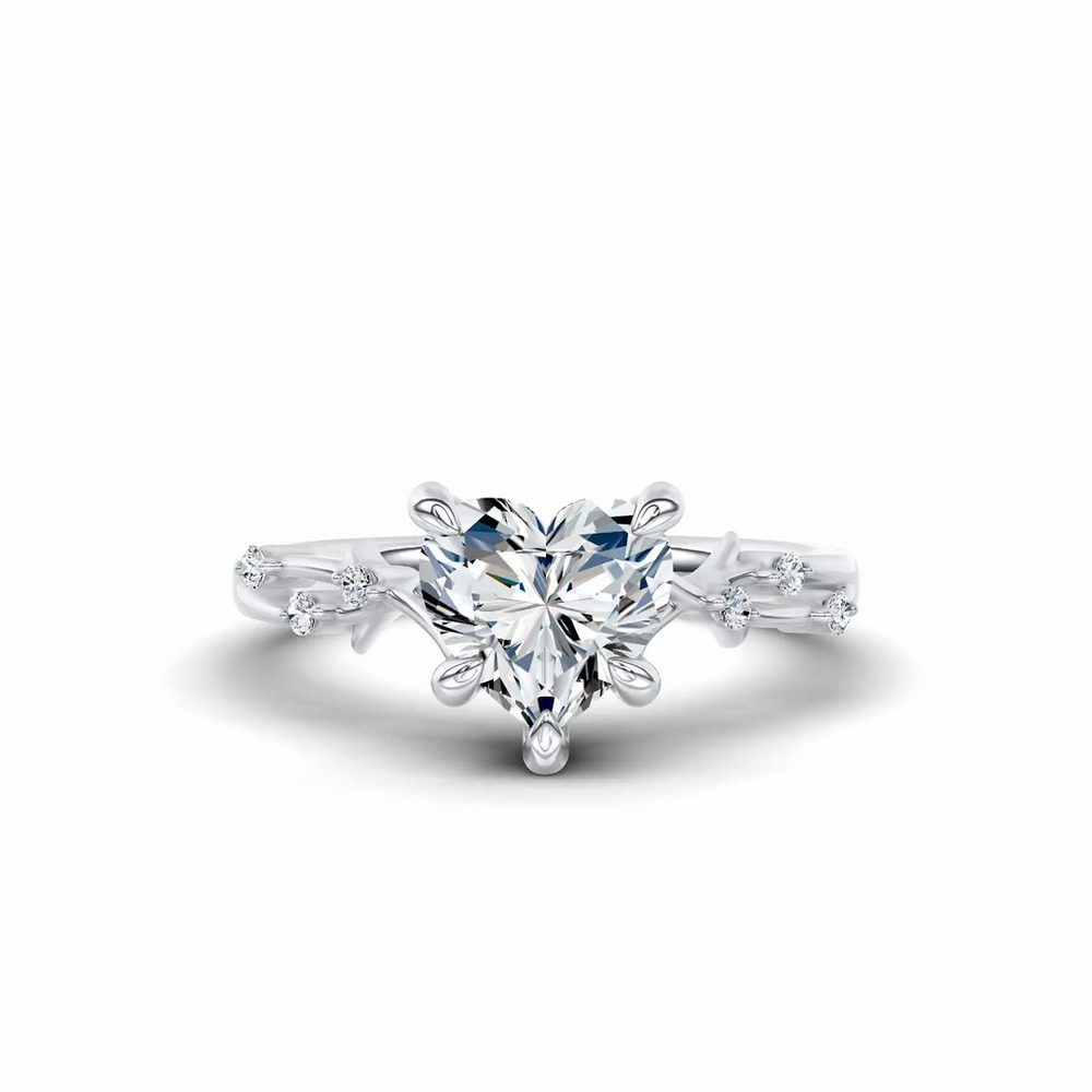 360 degree view of Vionne Vine Engagement Ring
