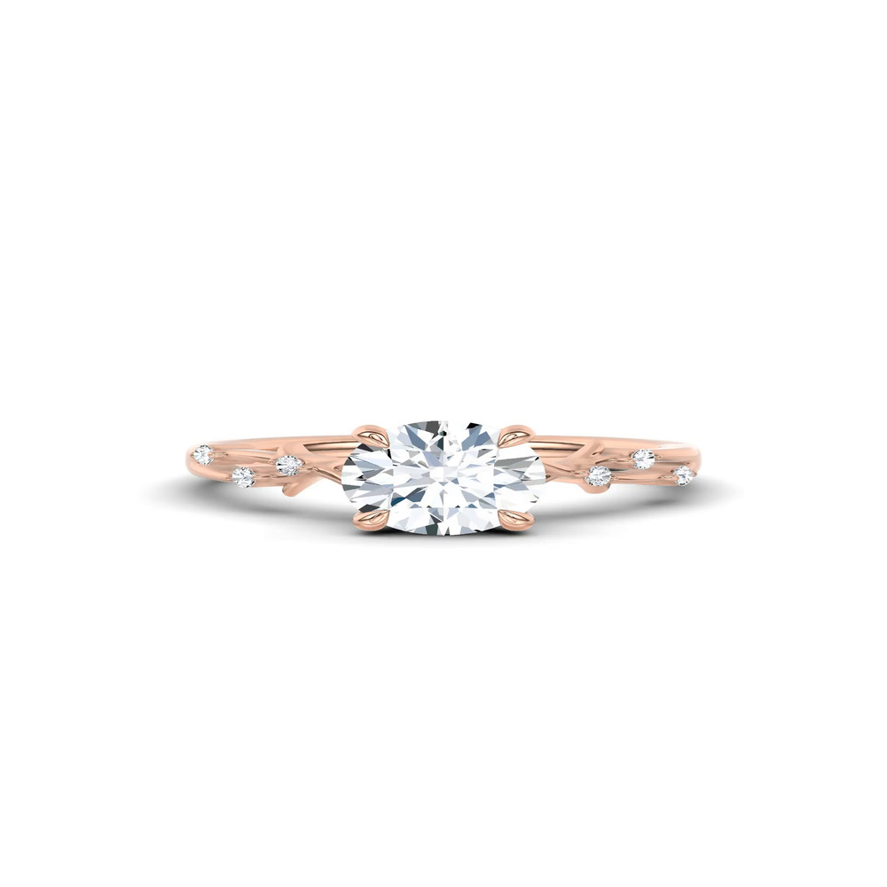360 degree view of Vionne Vine Engagement Ring