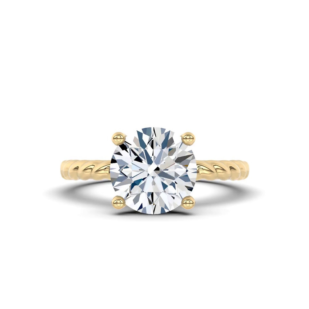 360 degree view of Yarn Twist Engagement Ring by Christian Siriano