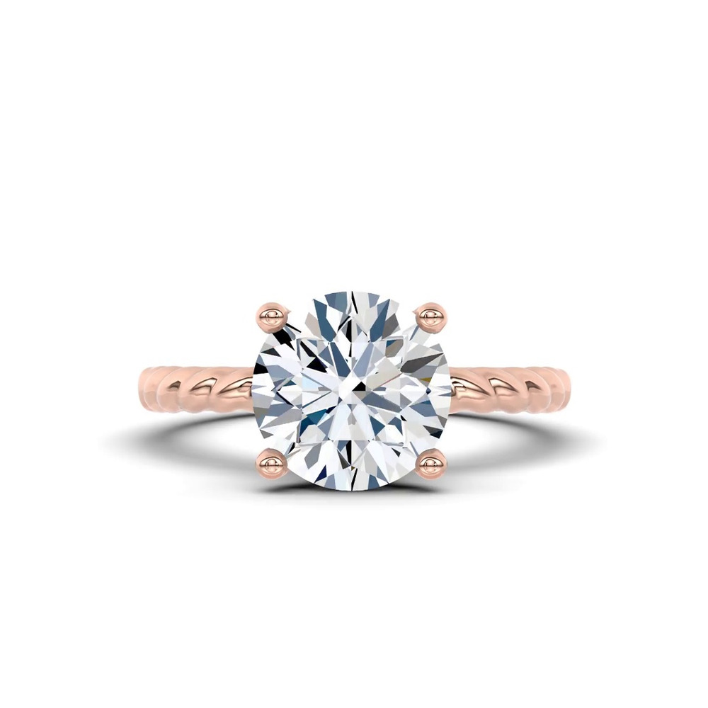 360 degree view of Yarn Twist Engagement Ring by Christian Siriano