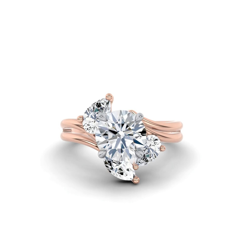 360 degree view of Spotlight Lab Diamond Engagement Ring