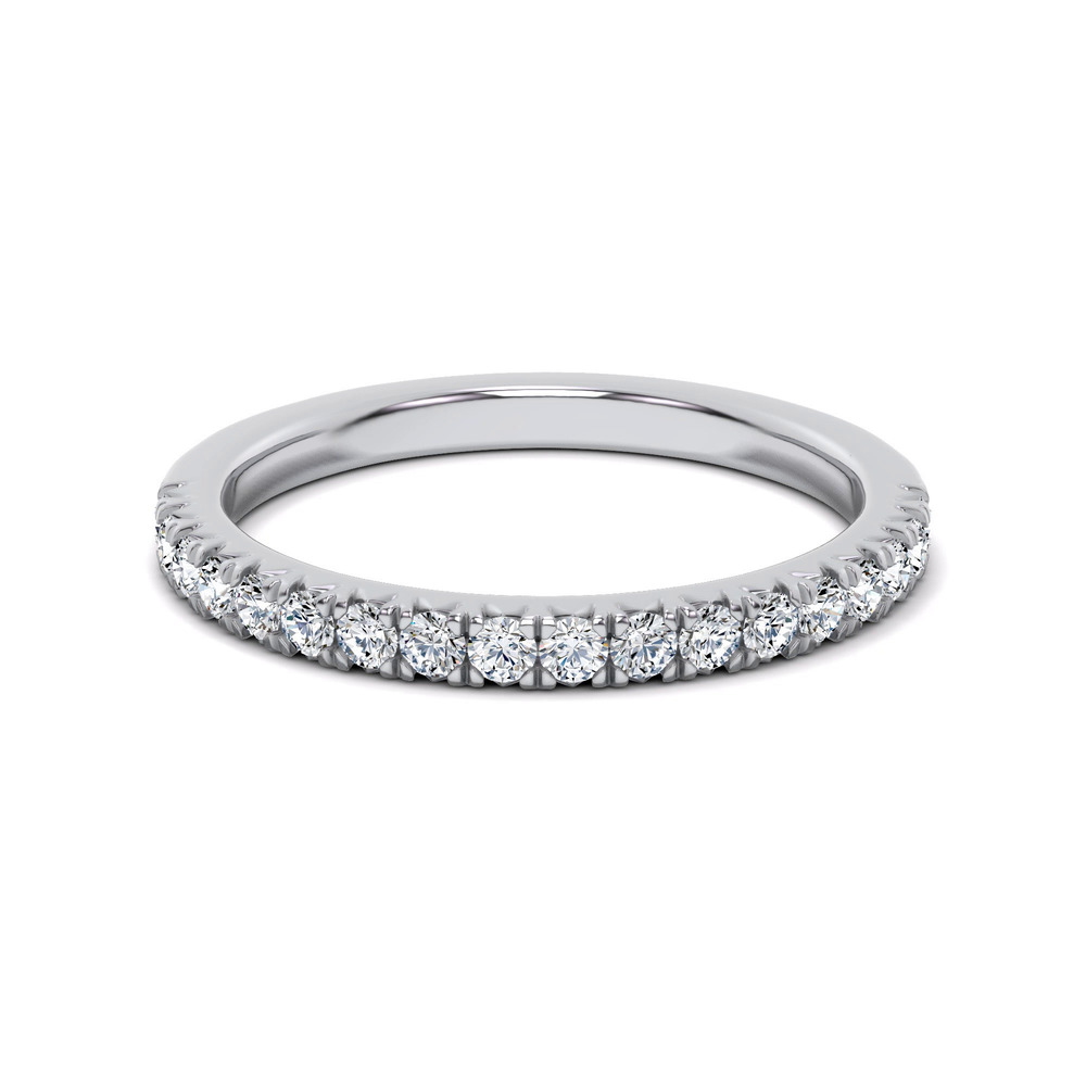 360 degree view of Brenda Classic Pavé Band