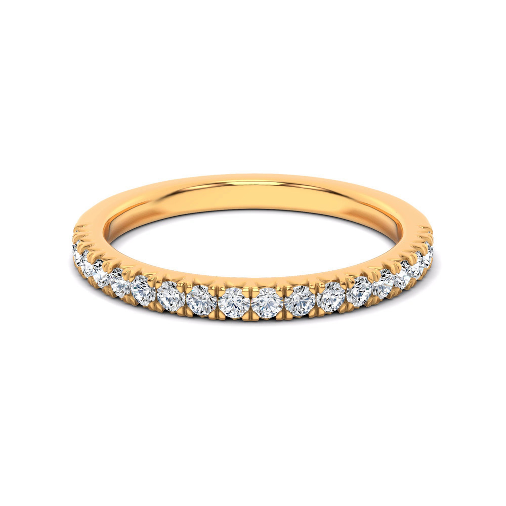 360 degree view of Brenda Classic Pavé Band