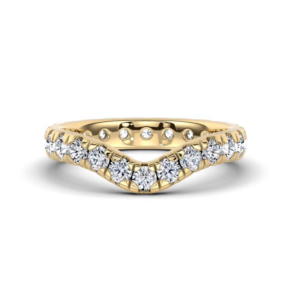 360 degree view of Boda Curved Diamond Eternity Band (3mm)