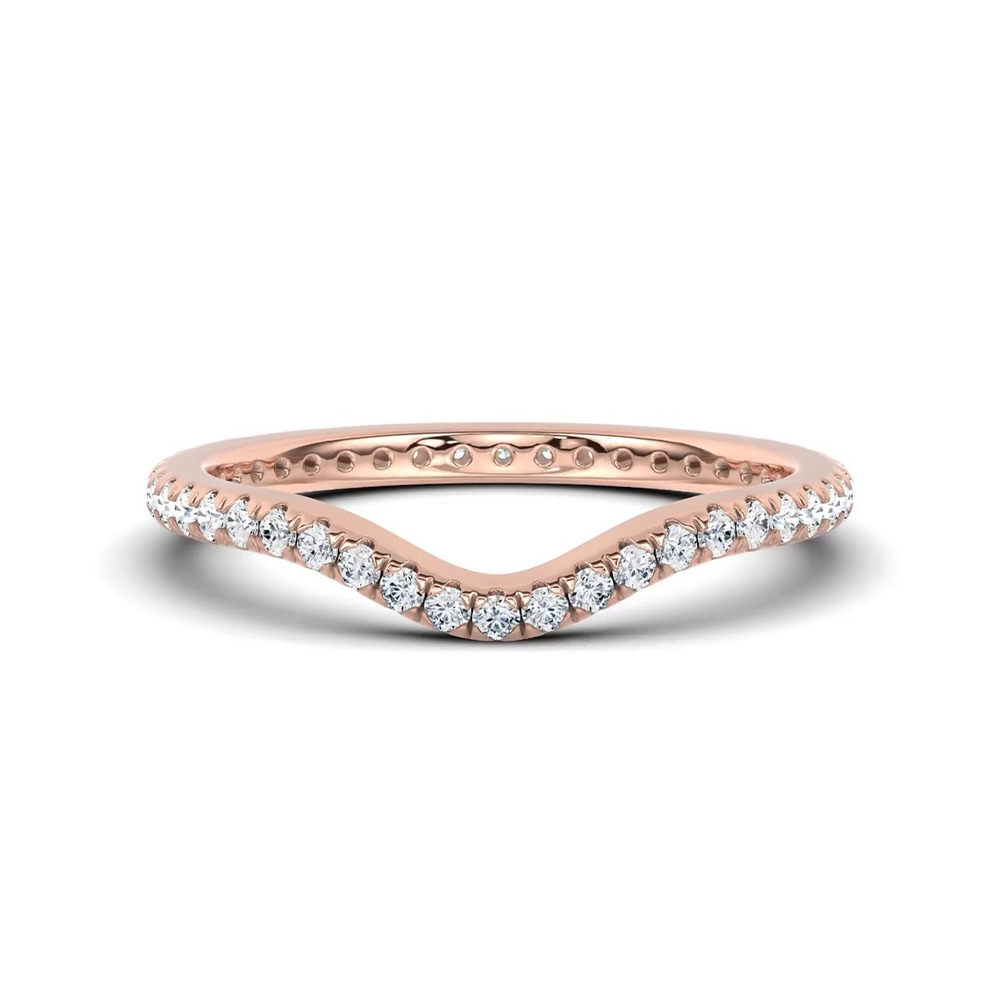 360 degree view of Boda Curved Diamond Eternity Band (1.5mm)